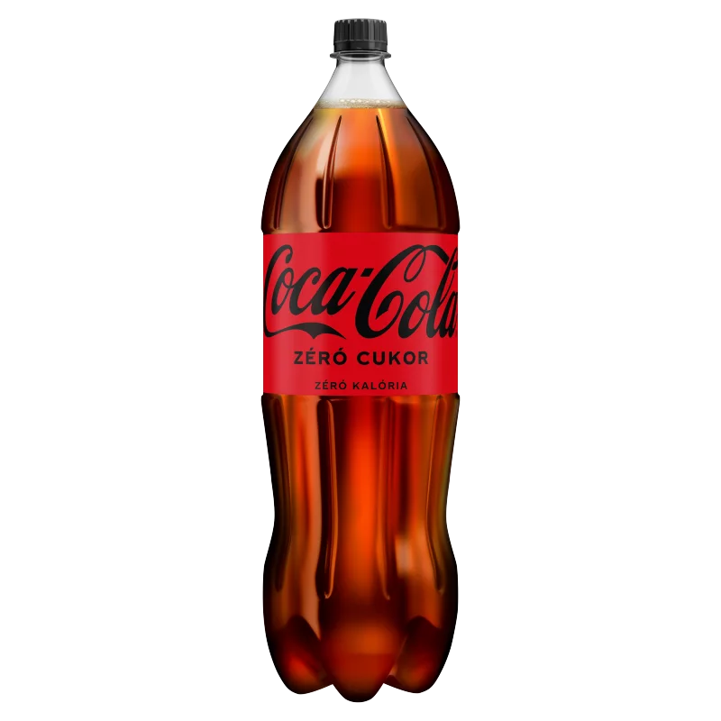 Coca-Cola Zéro colaízű energiamentes szénsavas üdítőital édesítőszerekkel 2,25 l