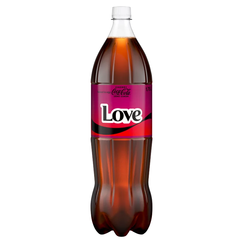 Coca-Cola Zero Cherry colaízű energiamentes szénsavas üdítőital cseresznye ízesítéssel 1,75 l