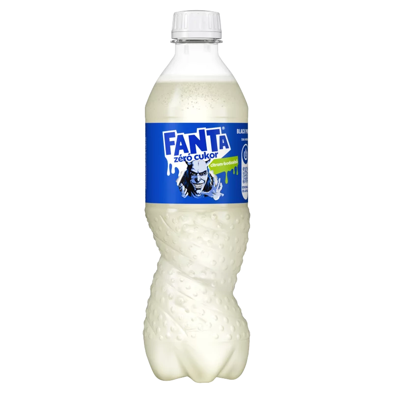 Fanta zéró cukor citrom- és bodzaízű energiamentes szénsavas üdítőital édesítőszerekkel 500 ml