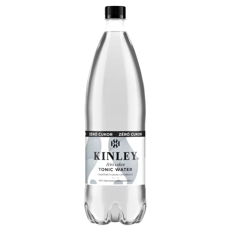 Kinley Tonic Water Zéró cukor energiamentes szénsavas üdítőital édesítőszerekkel 1,5 l