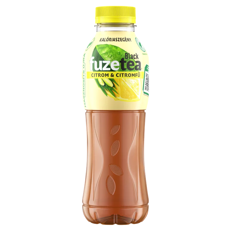 FuzeTea szénsavmentes citrom- és citromfűízű üdítőital fekete tea kivonattal 500 ml