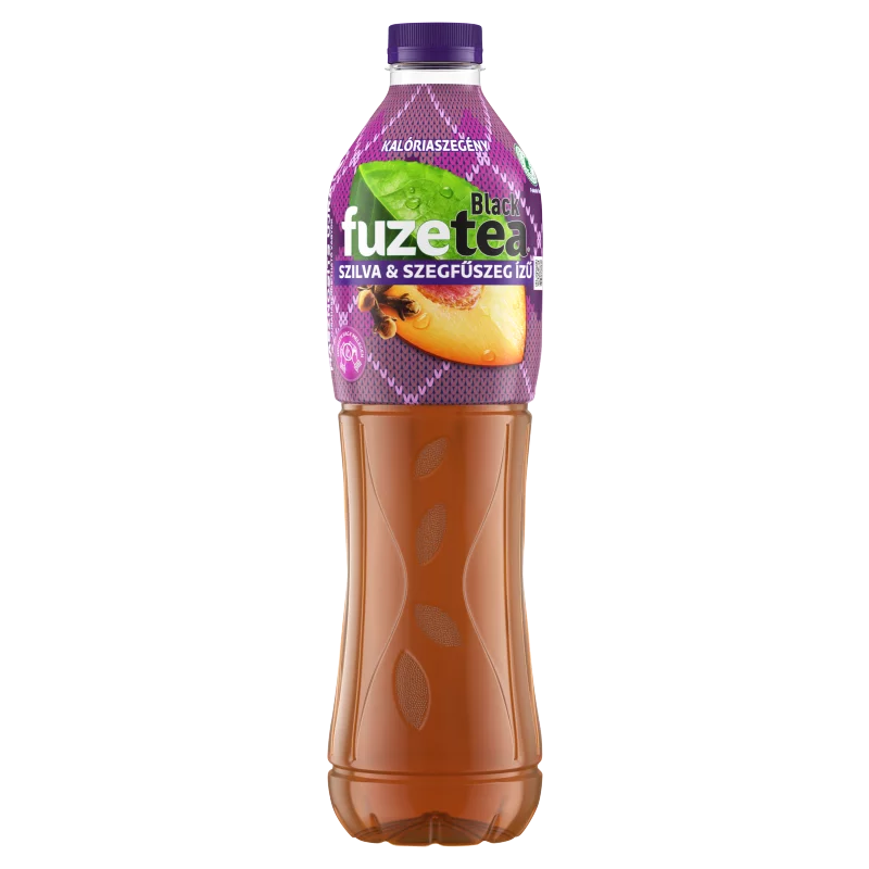 FuzeTea szegfűszeg ízű szénsavmentes üdítőital fekete tea kivonattal és szilvával 1,5 l
