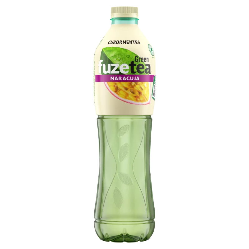 FuzeTea energiamentes, szénsavmentes maracujaízű üdítőital zöld tea kivonattal 1,5 l