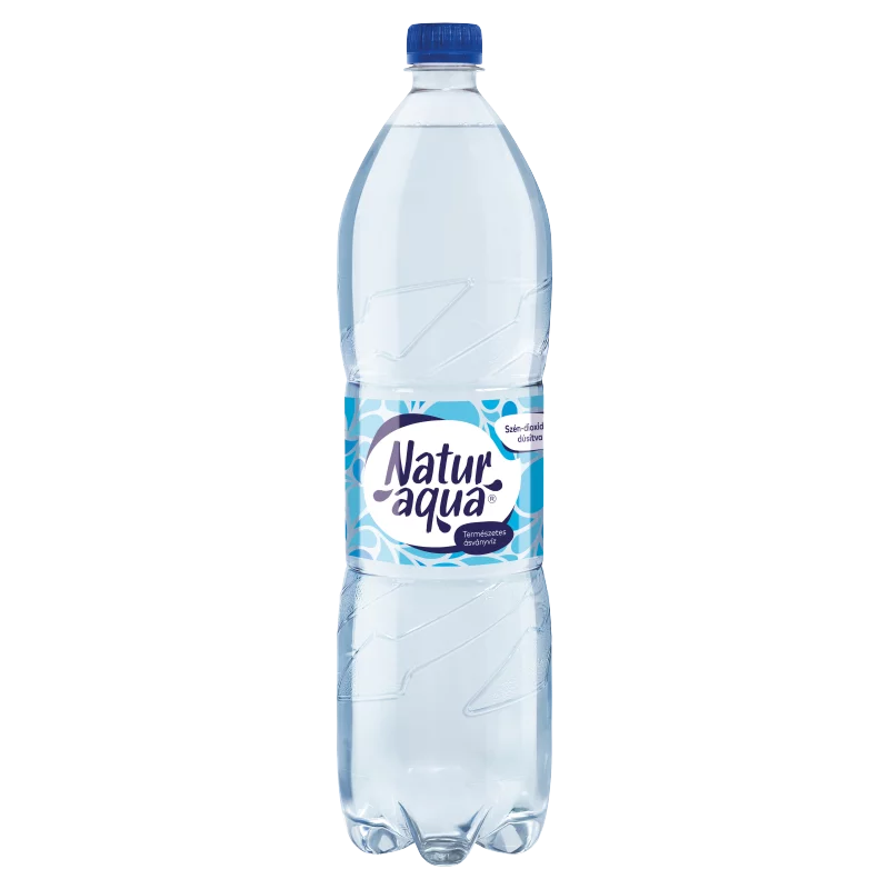 NaturAqua szén-dioxiddal dúsított természetes ásványvíz 1,5 l