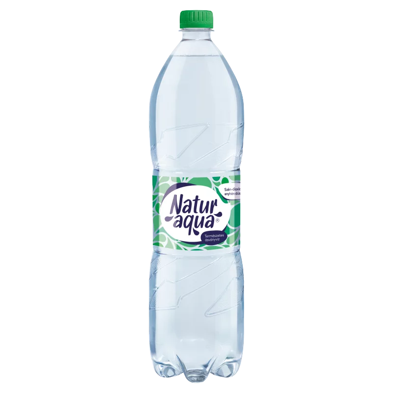 NaturAqua szén-dioxiddal enyhén dúsított természetes ásványvíz 1,5 l
