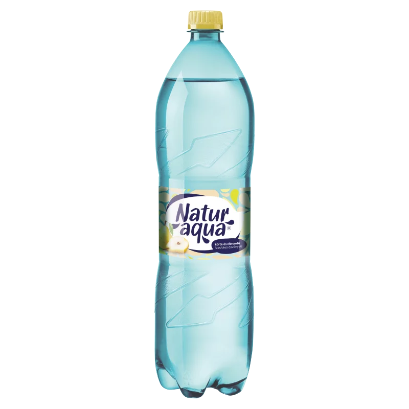 NaturAqua Emotion körte és citromfű ízű szénsavas üdítőital 1,5 l