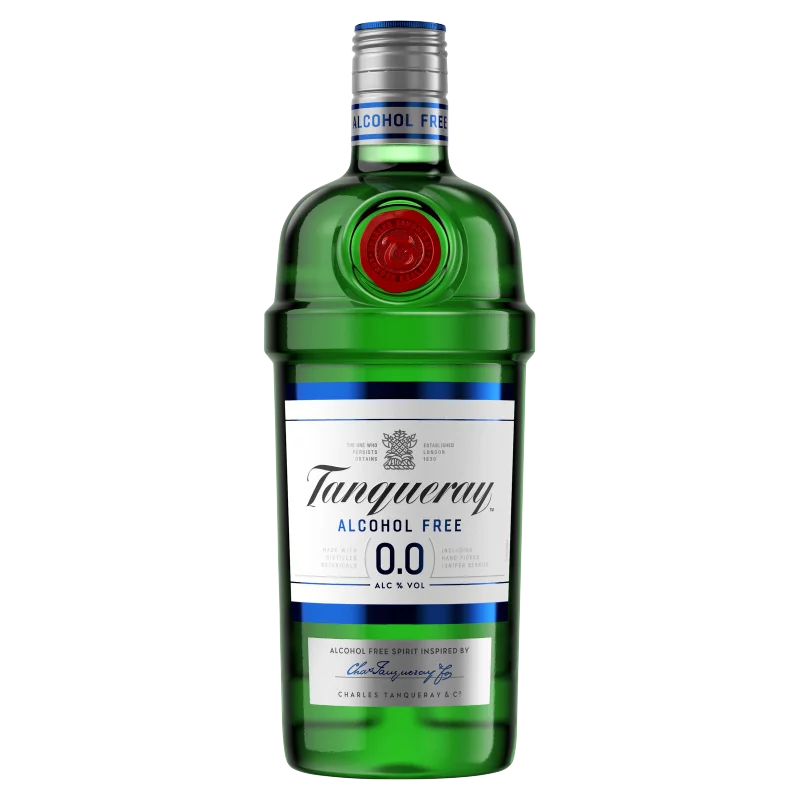 Tanqueray alkoholmentes ital természetes aromákkal, édesítőszerekkel 0,0% 0,7 l