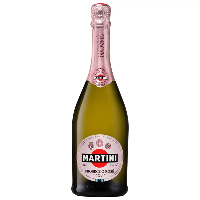 Martini Prosecco Rosé illatos minőségi extra száraz pezsgő 11,5% 750 ml