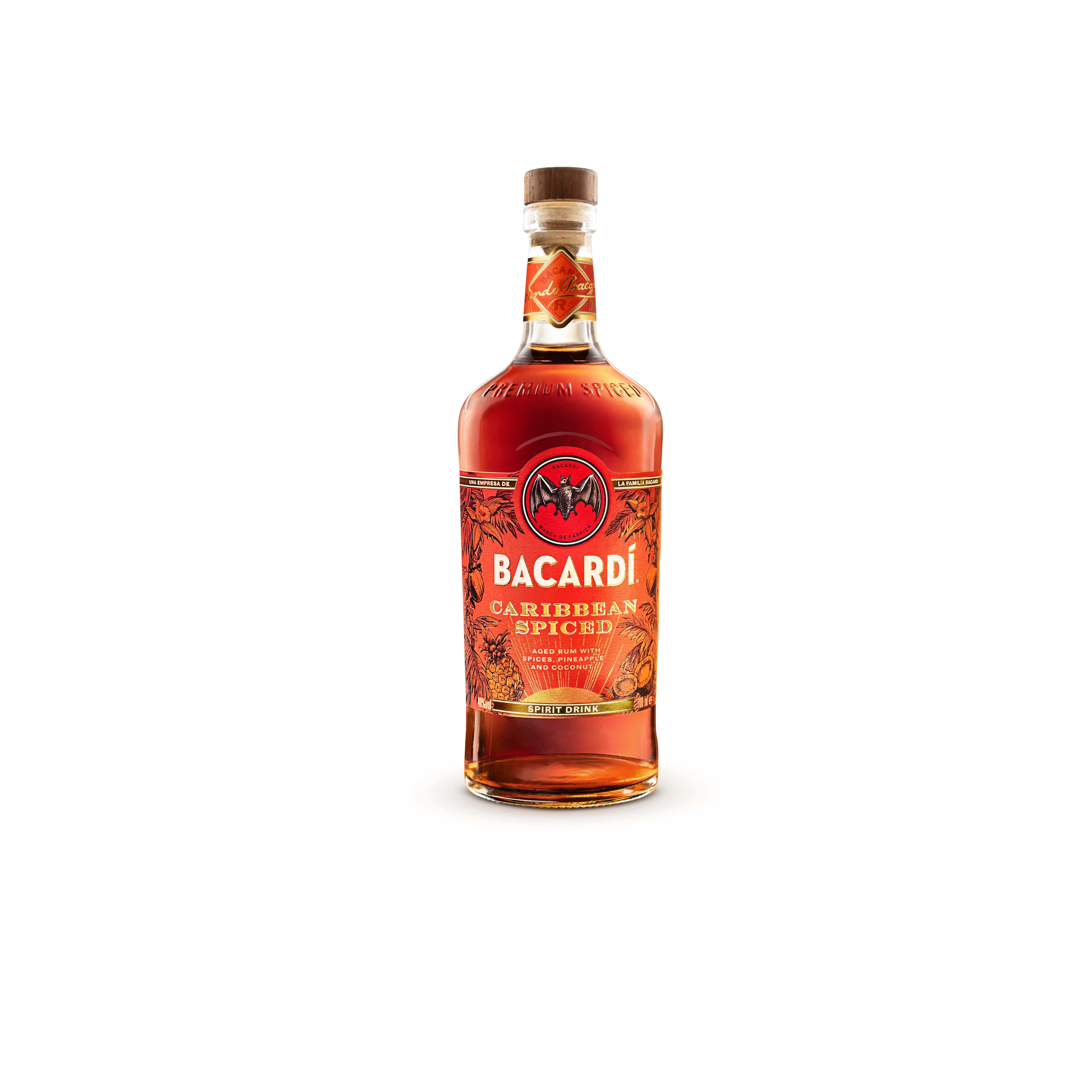Bacardi rum 0,7l Caribbean Spiced 40% 