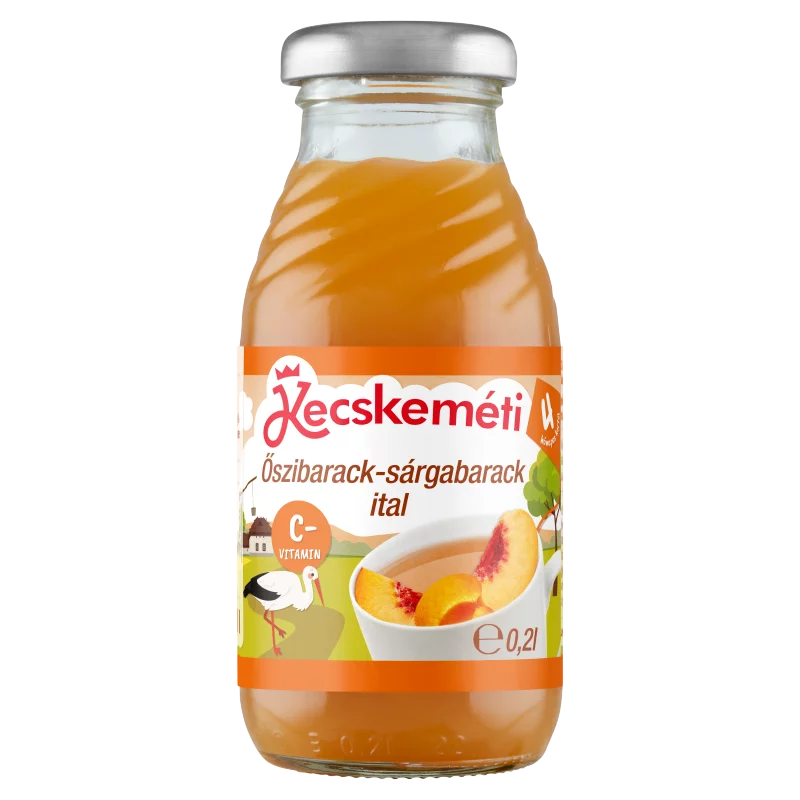 Kecskeméti őszibarack-sárgabarack bébiital 4 hónapos kortól 0,2 l
