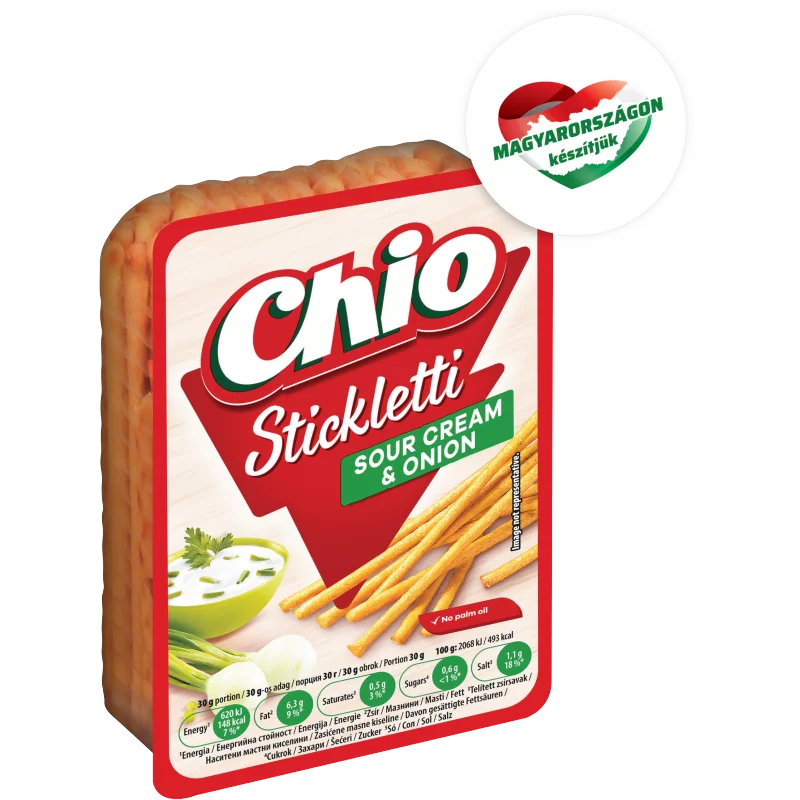 Chio Stickletti hagymás-tejfölös pálcika 80 g