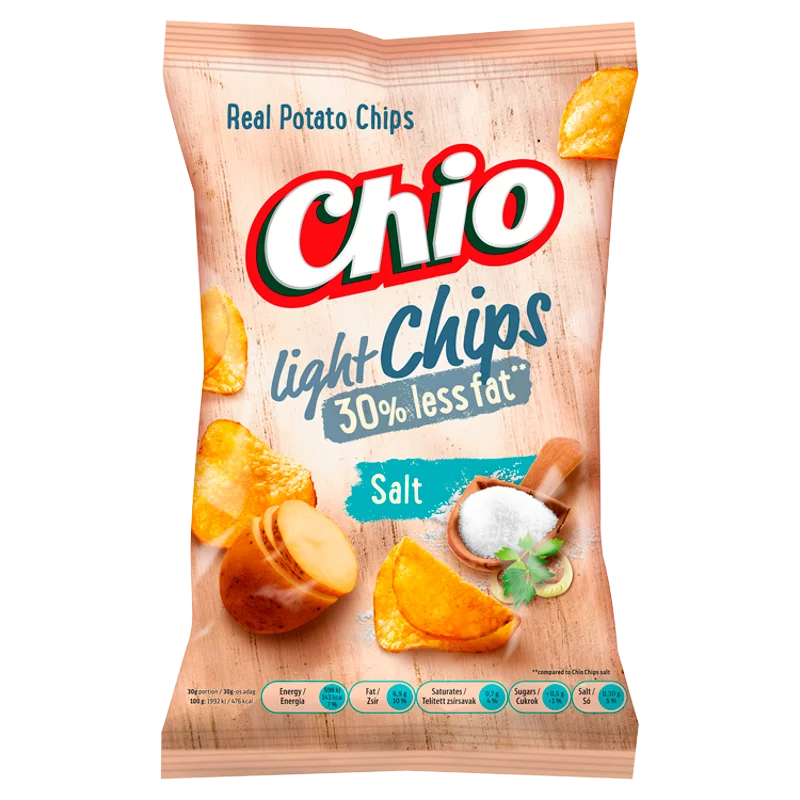 Chio Light sós ízű burgonyachips 55 g