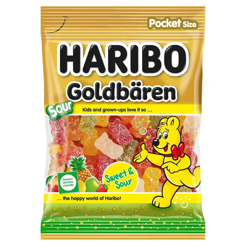 Haribo Goldbären gyümölcsízű gumicukorka 80 g 