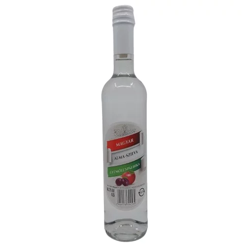 Magyar gyümölcspálinka 0,5l alma-szilva