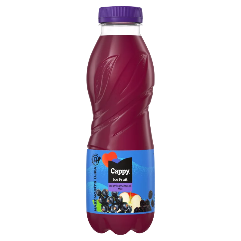 Cappy Ice Fruit Bogyósgyümölcs Mix szénsavmentes vegyesgyümölcs ital hibiszkusz ízesítéssel 500 ml