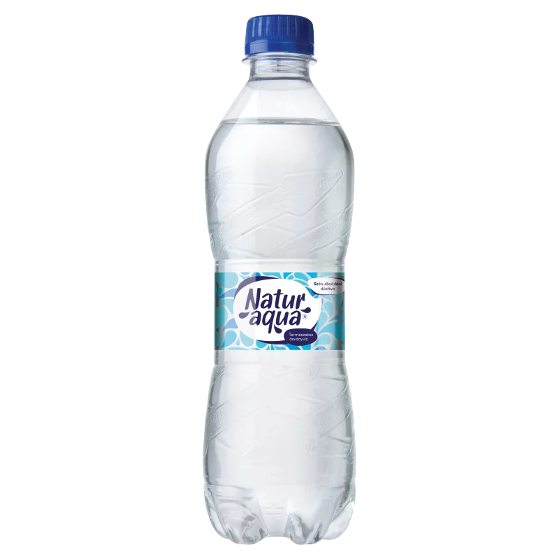 NaturAqua szén-dioxiddal dúsított természetes ásványvíz 500 ml