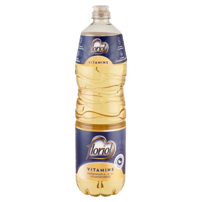 Floriol Vitamins finomított napraforgó-étolaj hozzáadott A-, D-, E-vitaminnal 1 l