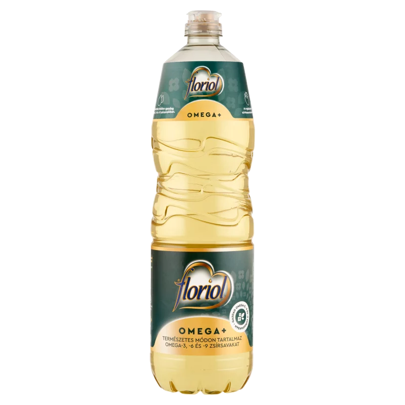 Floriol Omega+ finomított repceétolaj és nagy olajsavtartalmú napraforgó-étolaj keveréke 1 l