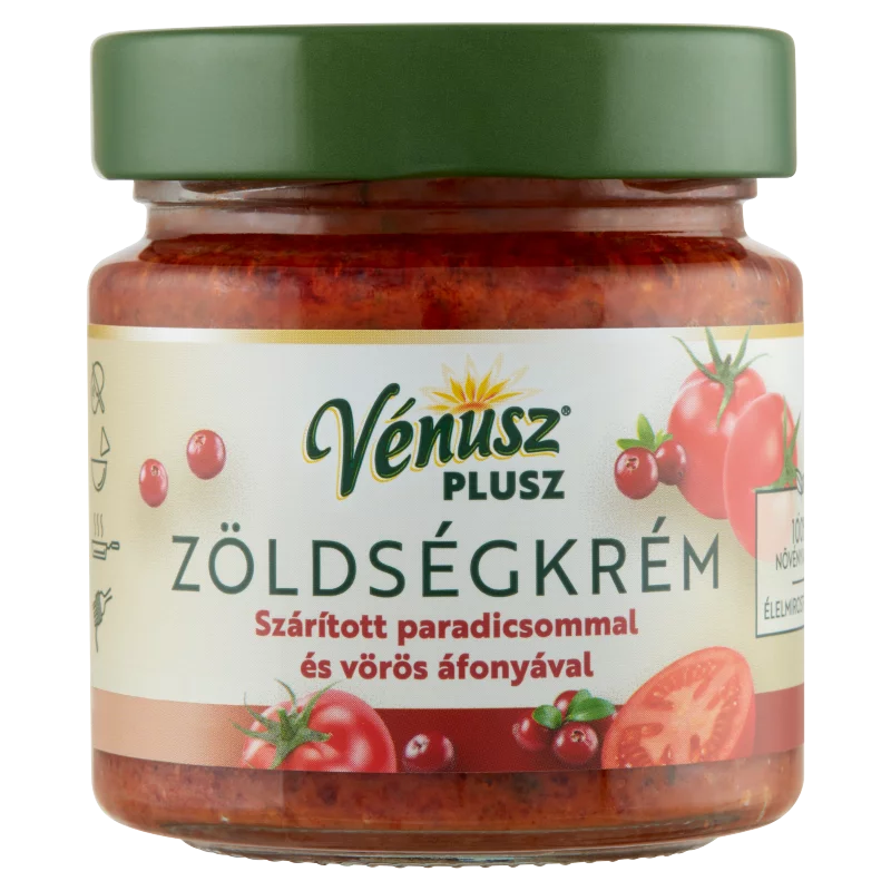 Vénusz Plusz zöldségkrém szárított paradicsommal és vörös áfonyával 180 g