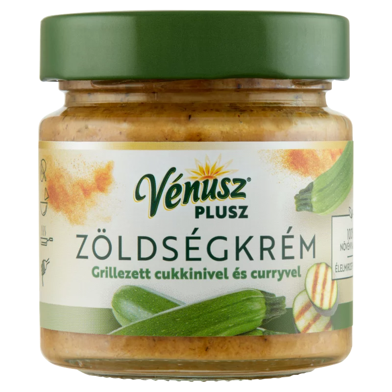 Vénusz Plusz zöldségkrém grillezett cukkinivel és curryvel 180 g