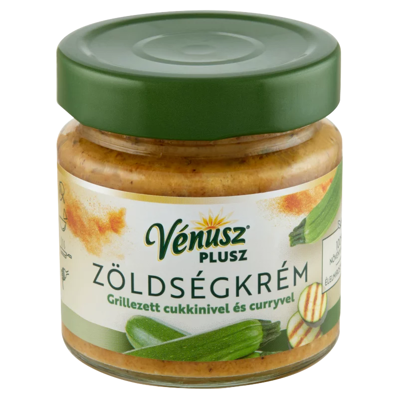 Vénusz Plusz zöldségkrém grillezett cukkinivel és curryvel 180 g