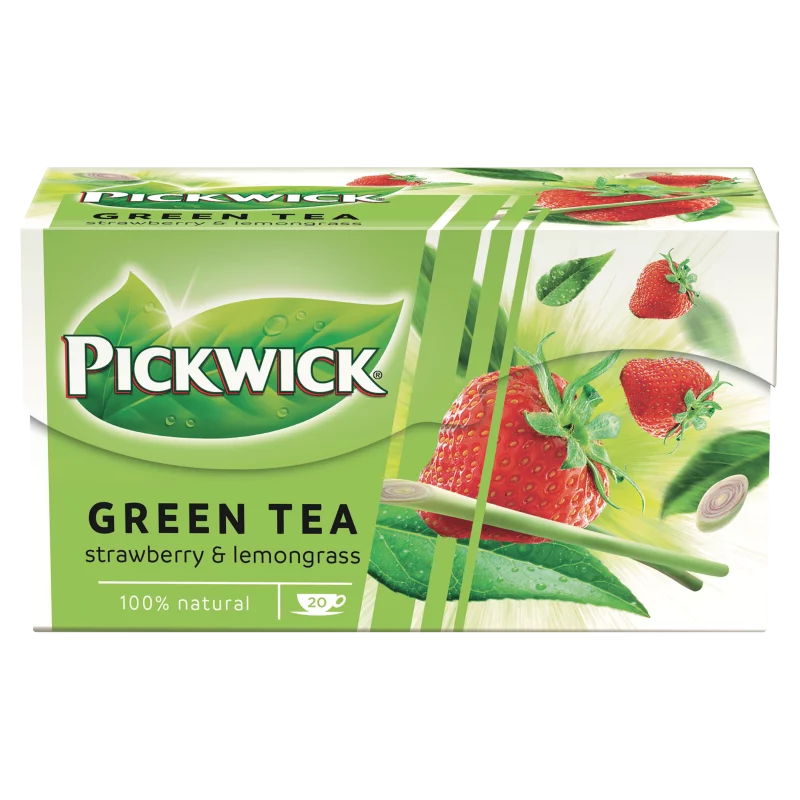 Pickwick eperízű zöld tea indiai citromfűvel 20 filter 30 g