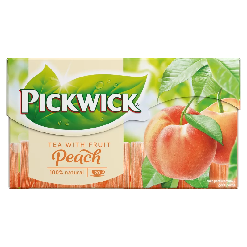 Pickwick őszibarackízű fekete tea 20 filter 30 g