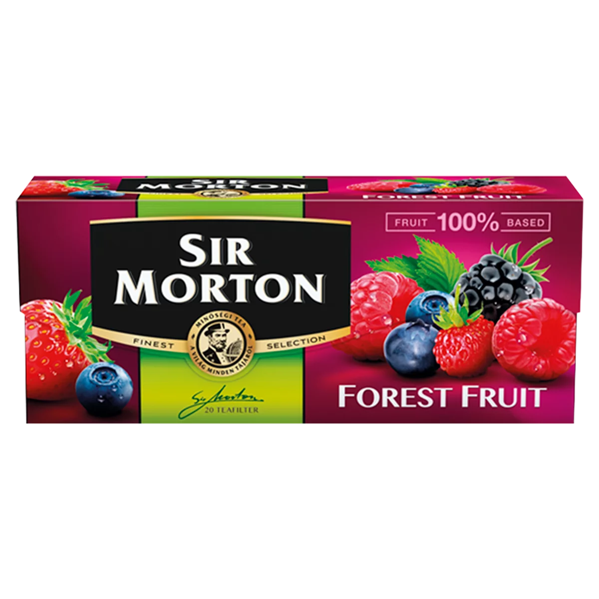 Sir Morton erdeigyümölcsízű gyümölcstea keverék 20 filter 35 g