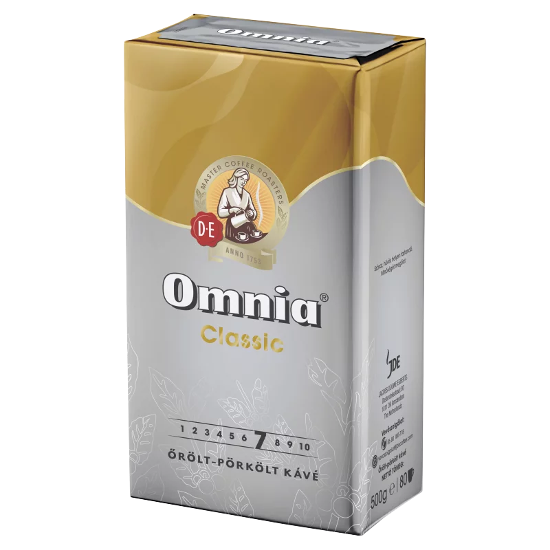 Douwe Egberts Omnia Classic őrölt-pörkölt kávé 500 g
