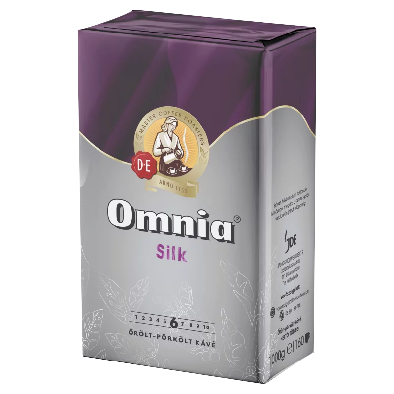 Douwe Egberts Omnia Silk őrölt-pörkölt kávé 1000 g