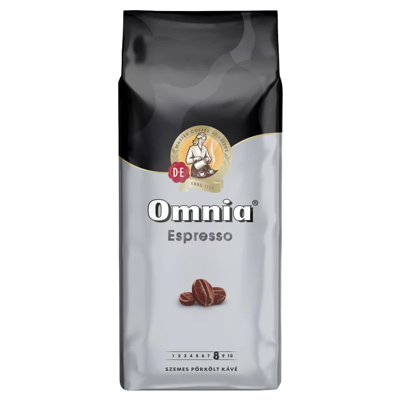 Douwe Egberts Omnia Espresso szemes pörkölt kávé 1000 g