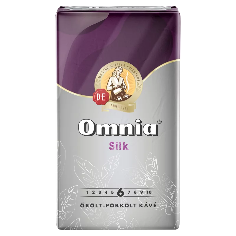 Douwe Egberts Omnia Silk őrölt-pörkölt kávé 450 g