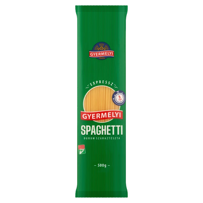 Gyermelyi Expressz Spaghetti durum száraztészta 500 g