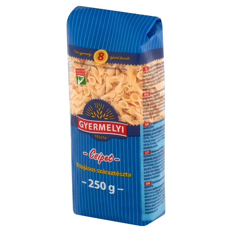 Gyermelyi csipet 8 tojásos száraztészta 250 g