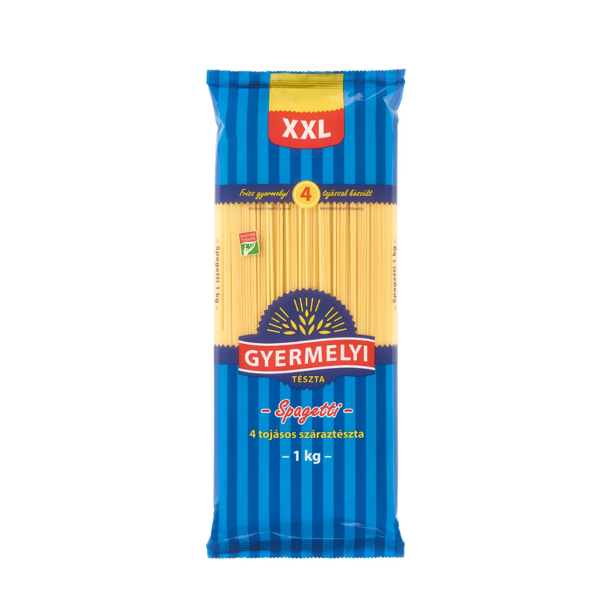 Gyermelyi tészta 1kg XXL Spagetti 4 tojásos