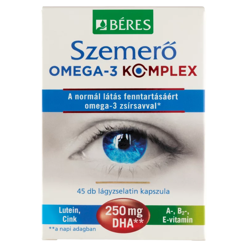 Béres Szemerő Omega-3 komplex lágyzselatin kapszula étrend-kiegészítő 45 x 0,78 g (35,1 g)