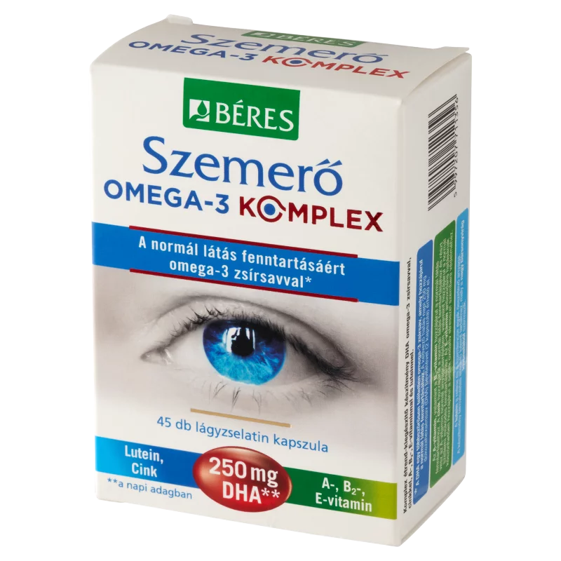 Béres Szemerő Omega-3 komplex lágyzselatin kapszula étrend-kiegészítő 45 x 0,78 g (35,1 g)