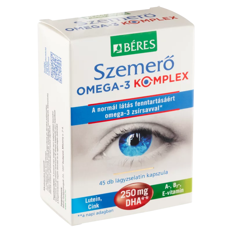 Béres Szemerő Omega-3 komplex lágyzselatin kapszula étrend-kiegészítő 45 x 0,78 g (35,1 g)