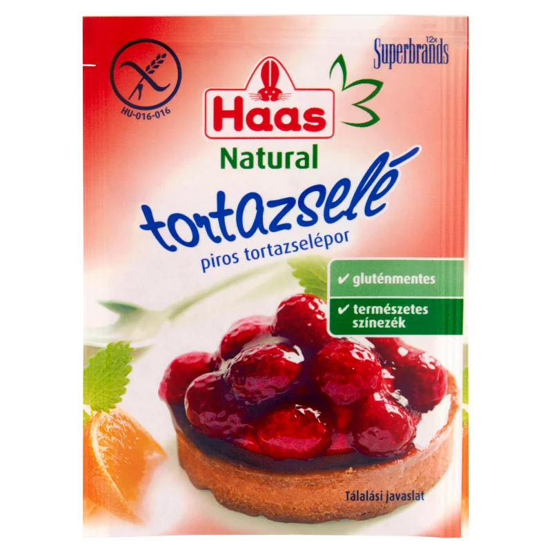Haas Natural piros tortazselépor 11 g