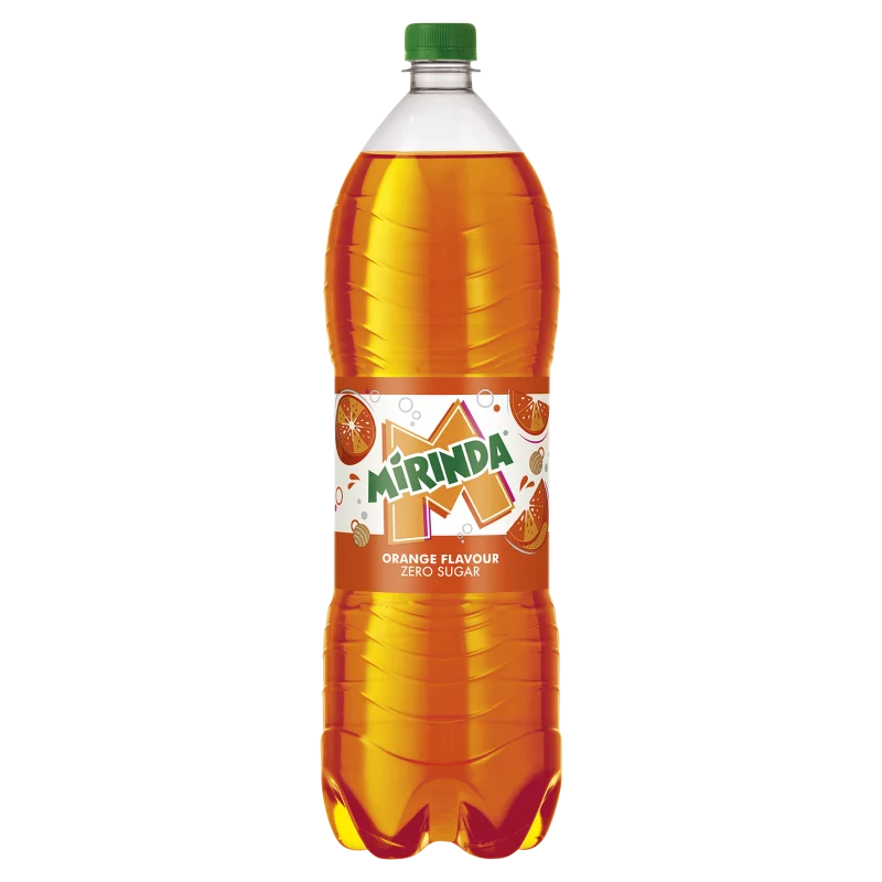 Mirinda energiamentes narancsízű szénsavas üdítőital édesítőszerekkel 2 l