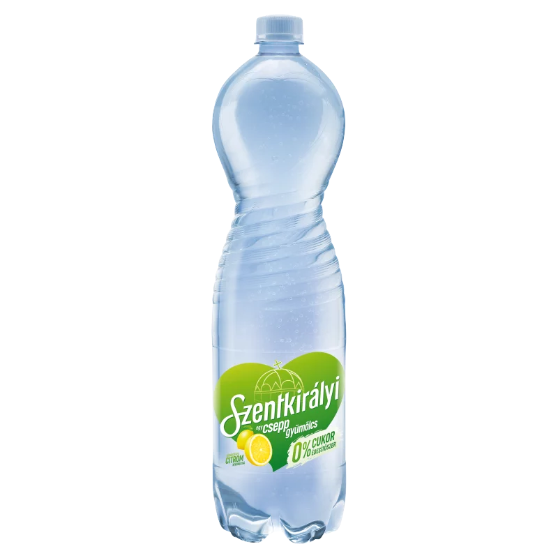 Szentkirályi Egy csepp gyümölcs citrom ízű szén-dioxiddal enyhén dúsított ital 1500 ml