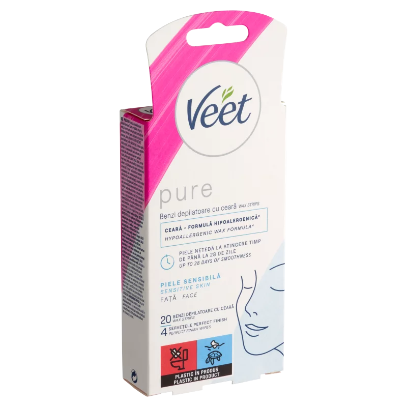 Veet Pure Sensitive Skin gyantaszalag 20 db