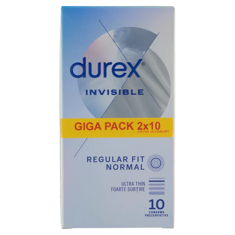 Durex Invisible óvszer 2 x 10 db