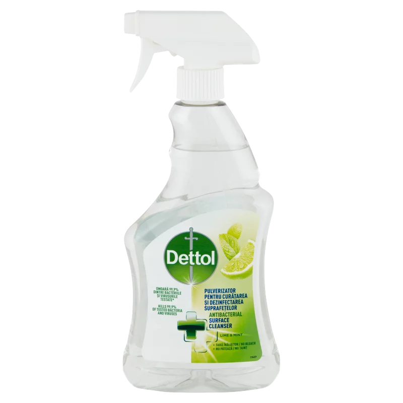 Dettol Lime & Menta antibakteriális felülettisztító spray 500 ml