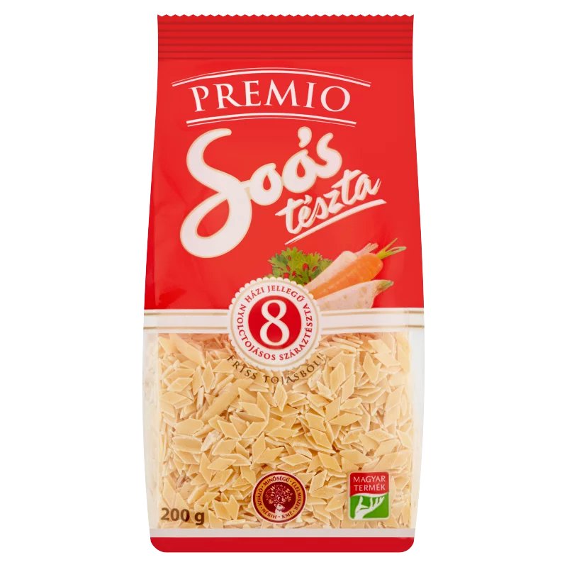 Soós Premio zab házi jellegű nyolctojásos száraztészta 200 g