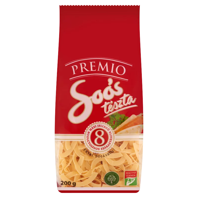 Soós Premio boglyasmetélt házi jellegű nyolctojásos száraztészta 200 g