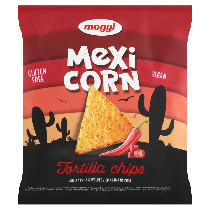 Mogyi Mexi Corn chilis tortilla chips 90 g 
