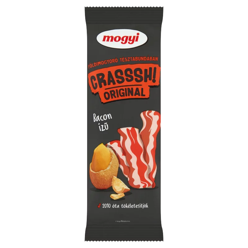 Mogyi Crasssh! Original pörkölt földimogyoró bacon ízű tésztabundában 60 g
