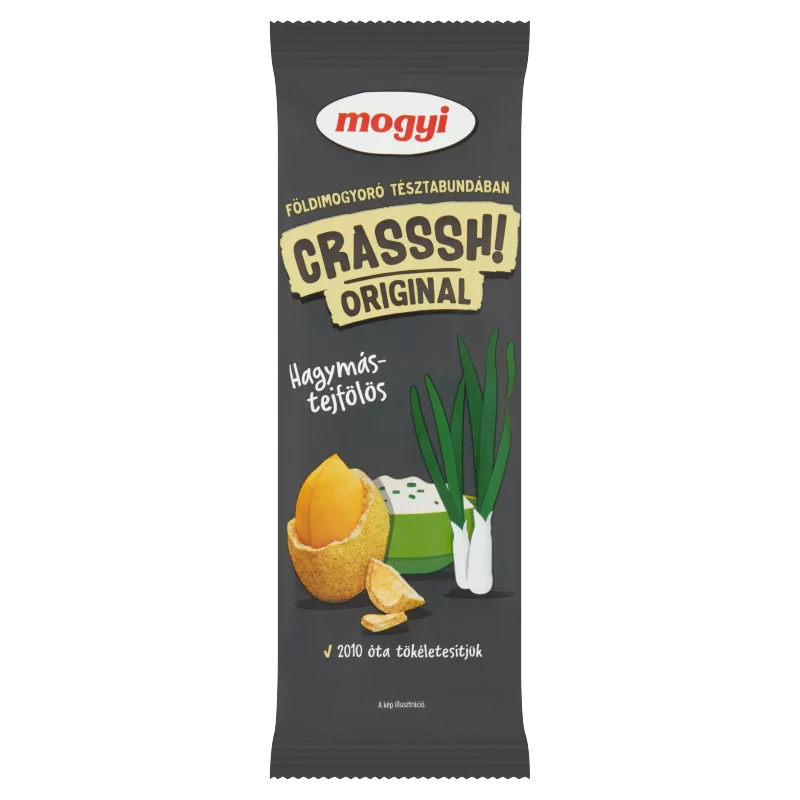 Mogyi Crasssh! Original pörkölt földimogyoró hagymás-tejfölös tésztabundában 60 g