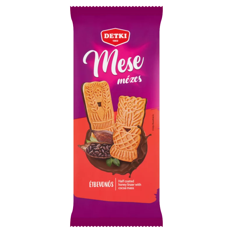 Detki Mese mézes linzer kakaós étbevonómasszával félig mártva 180 g